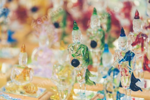 Preview: Buddha statue made of glass