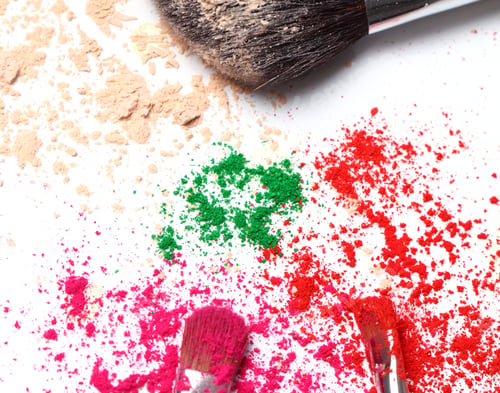Preview: Crumbled colorful eyeshadows