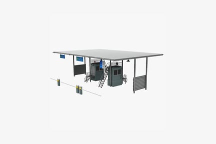 Preview: Train platform with structures and signage