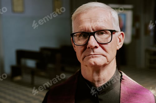 Preview: Portrait of Old Pastor