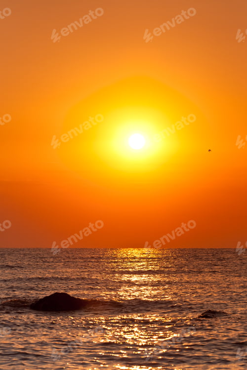 Preview: sunrise at sea