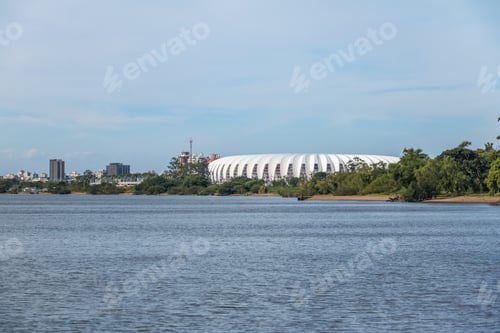 Preview: Beira Rio Stadium and Guaiba River - Porto Alegre, Rio Grande do Sul, Brazil