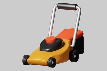 Preview: Cartoon grass mower