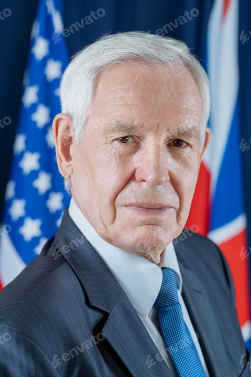 Headshot of a Man in Suit and Tie