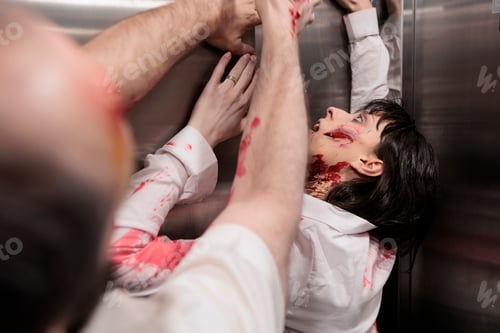 Preview: Scary evil monsters crawling in elevator