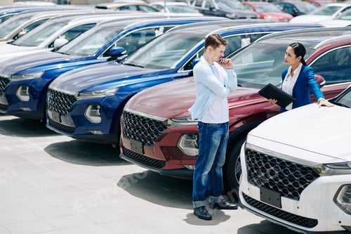 Preview: Showing car to pensive customer