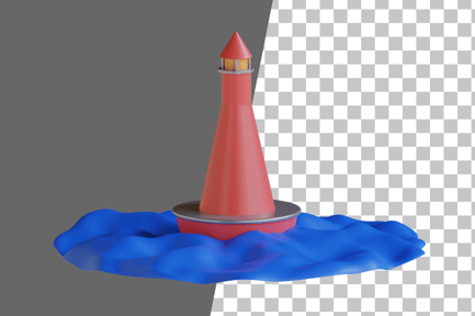 Preview: Buoy 3D Icon