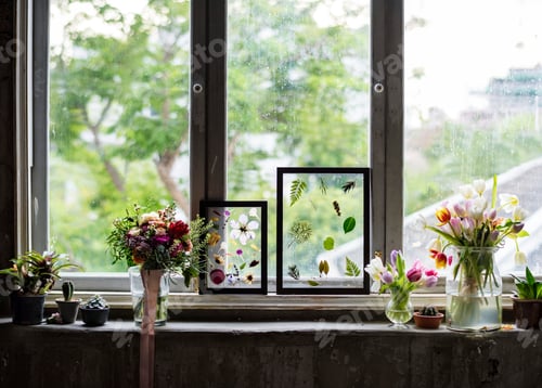 Preview: Making Dried Flowers in Glass Frame Hobby Handmade
