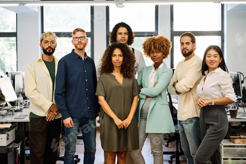 Preview: Portrait of the multi-ethnic community of a coworking