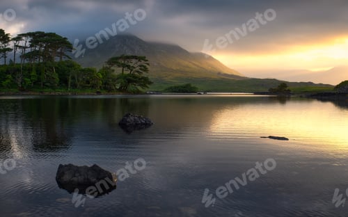 Preview: Twelve pines island at Derryclare, connemara
