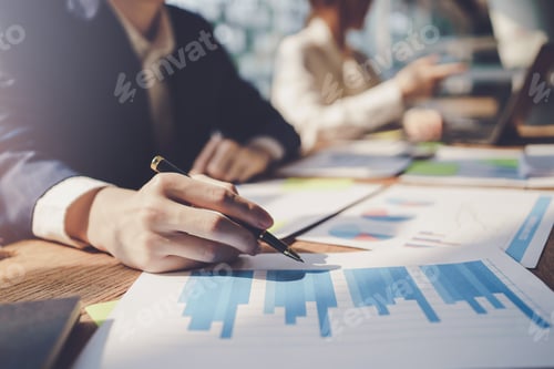 Preview: Business people meeting working with new startup project idea presentation analyze plan marketing