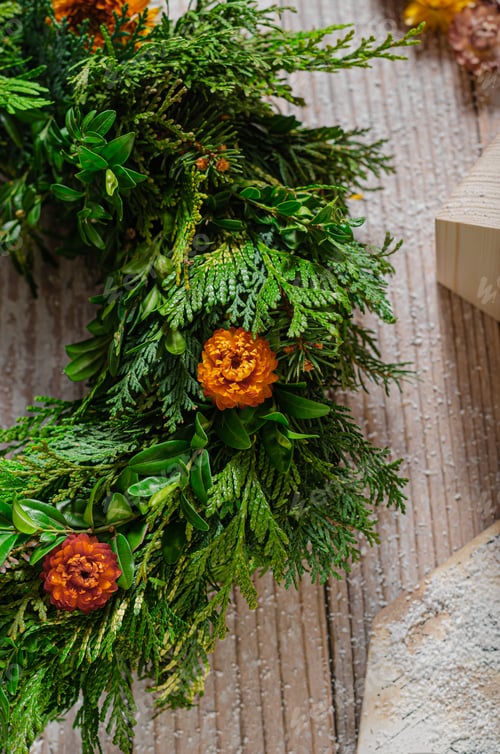 Preview: Advent wreath homemade