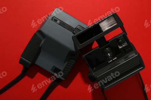 Preview: Retro cameras, shooting on retro cameras concept