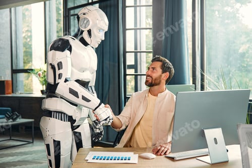 Preview: Robot and man at home