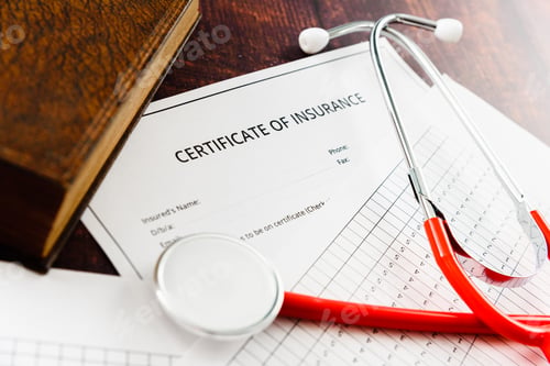 Preview: Contract and certificate of health insurance with abusive clauses brought to court in a lawsuit.
