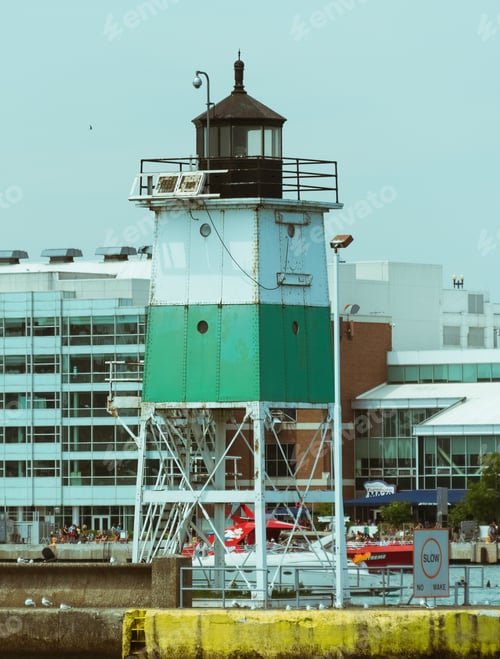 Preview: Big Light House On A Michigan Lake