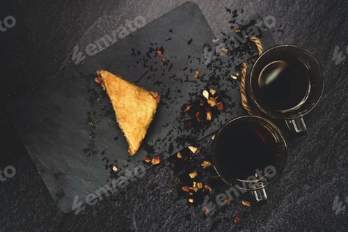Preview: Turkish baklava with organic black tea