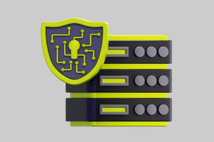 Preview: Secured Data Server Rack 3D