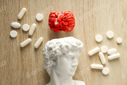 Preview: Dementia and parkinson's disease, ADHD, composition for head disease theme