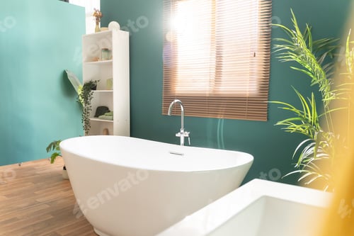 Preview: Modern bright bathroom.