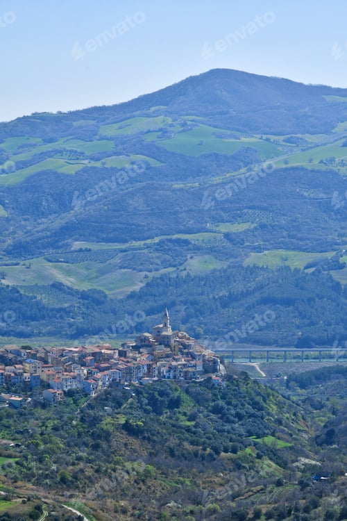Preview: The Molise village of Gualdialfiera, Italy.