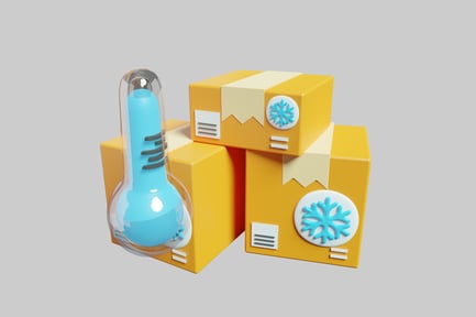 Preview: Chilled delivery boxes with thermometer