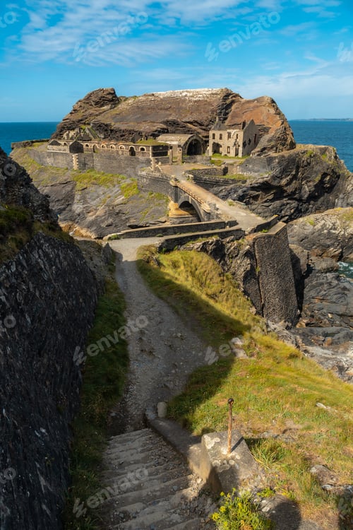 Preview: Trail to Fort des Capucins a rocky islet located in the Atlantic Ocean at the foot