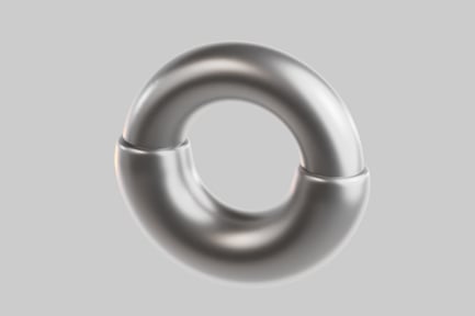 Preview: Metal torus shape