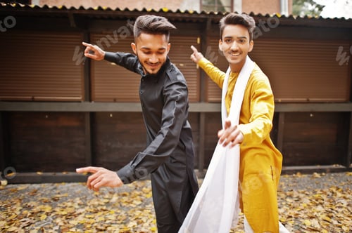 Preview: In indian traditional clothes