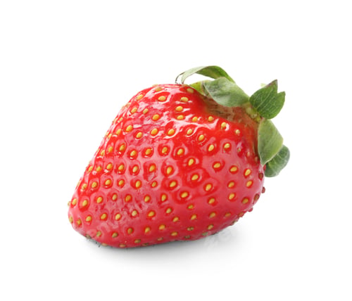 Preview: Delicious fresh ripe strawberry isolated on white