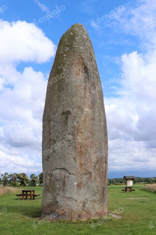 Preview: The Menhir de Champ-Dolent, famous megalithic monument of France