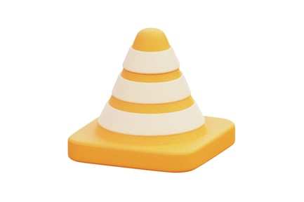 Preview: Traffic Cone 3D Illustration