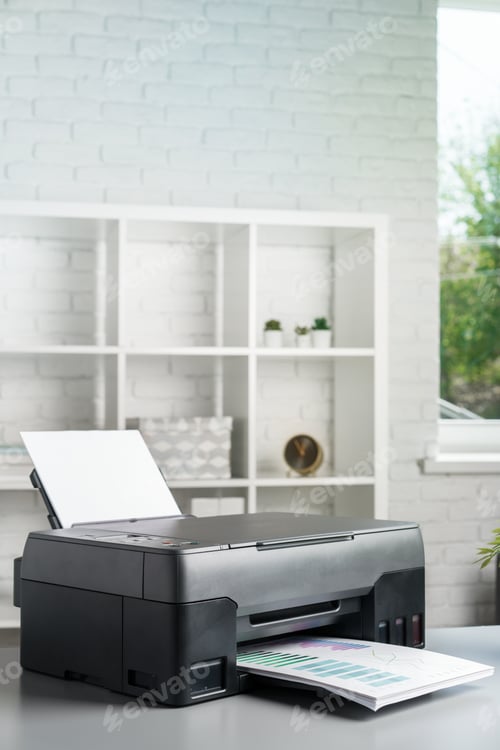 Preview: Photocopier machine for document printing in the office