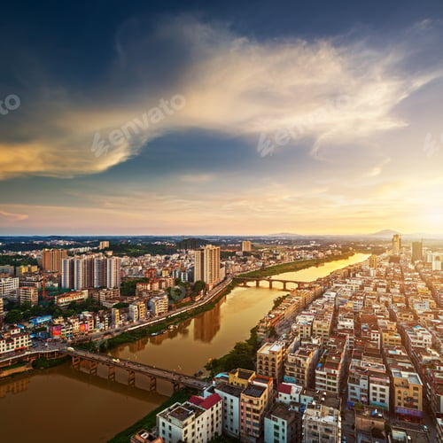 Vista previa: bridge and city