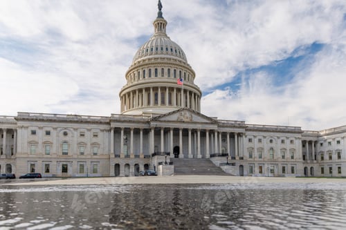 Preview: The iconic United States Capitol building, an emblem of American democracy