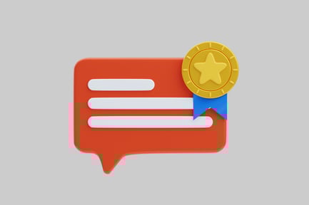 Preview: Best message award icon