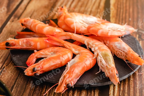 Preview: Prawns. Langostinos. Delicious seafood from spain