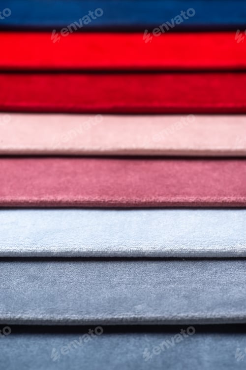 Preview: Colorful Abstract Textile Close-Up Texture Background