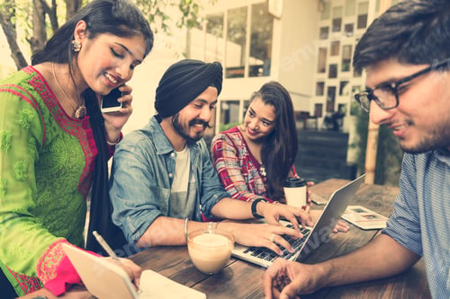 Preview: Indian Community Togetherness Technology Concept