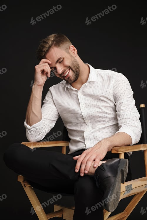 Preview: An attractive young man in smartwear