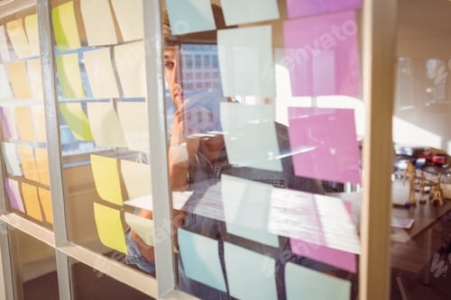 Preview: Young creative businessman at the office