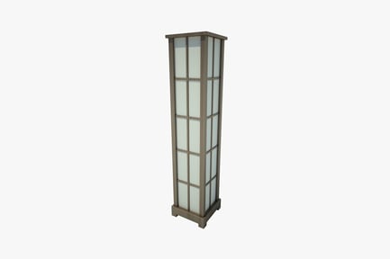 Preview: Gridded glass and dark cylindrical structure
