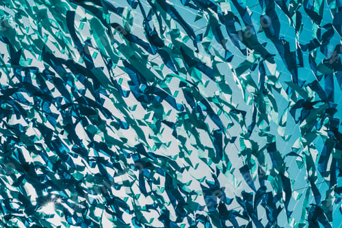 Preview: Blue and teal ribbons texture