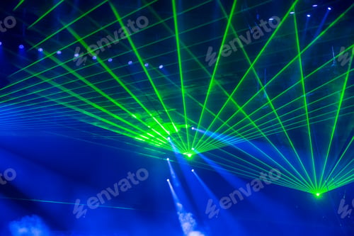 Preview: Stage Spotlight With Laser Rays