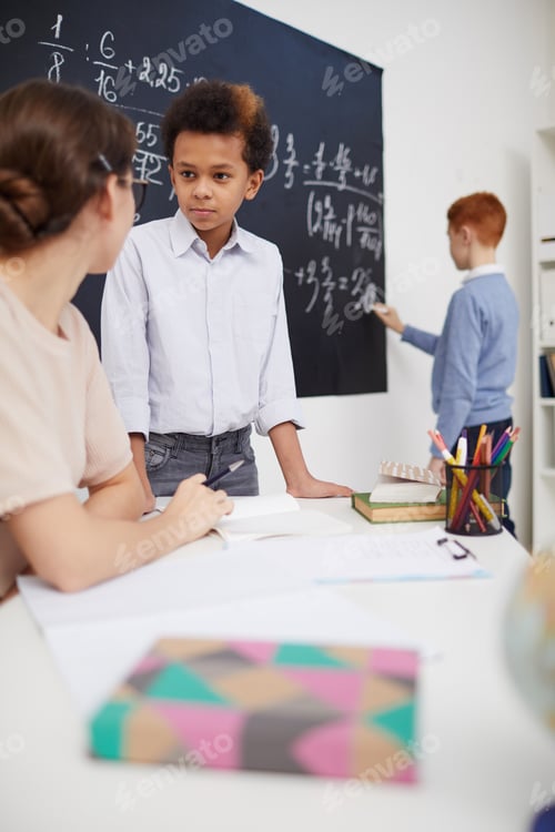 Preview: Teacher checking knowledge of students