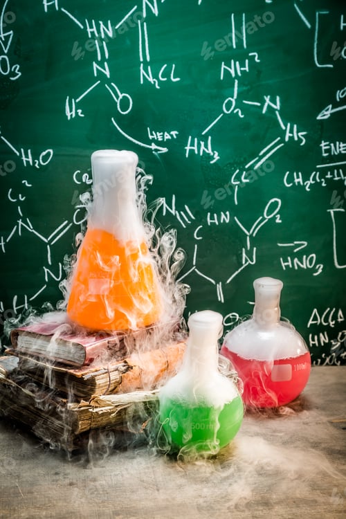 Preview: Chemical reaction on chemistry lessons