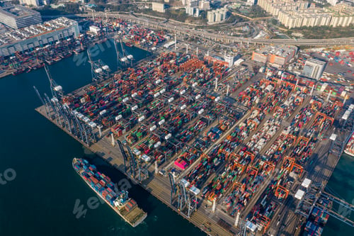 Preview: Kwai Tsing, Hong Kong, 12 February 2019: Container Terminals in Hong Kong