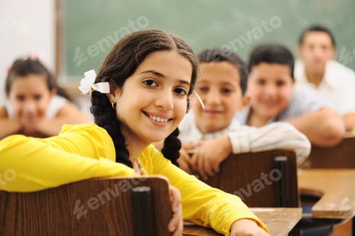 Preview: Children At School Classroom
