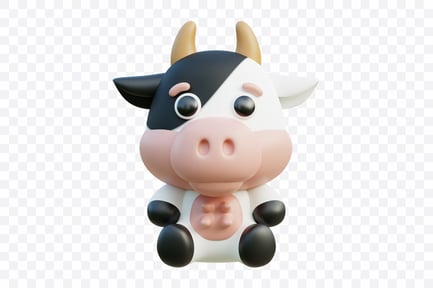 Preview: Friendly Cow Mascot