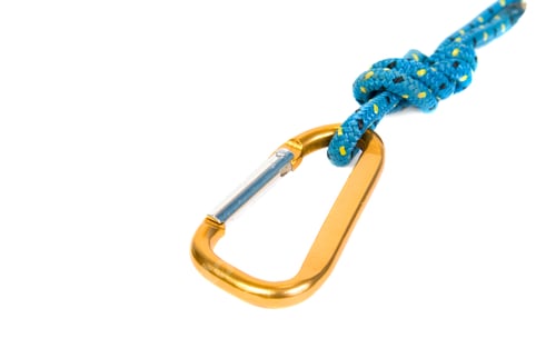 Preview: Carabine at the end of the rope.